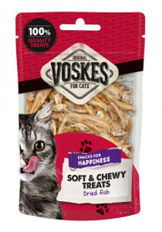 Soft & Chewy gedroogde vis kattensnack (60 g) 10 stuks
