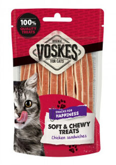 Soft & Chewy kip sandwiches kattensnack (60 g) 10 stuks