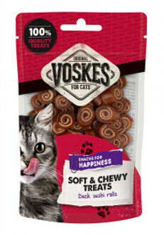 Soft & Chewy Sushi rolls eend kattensnack (60 g) 3 stuks