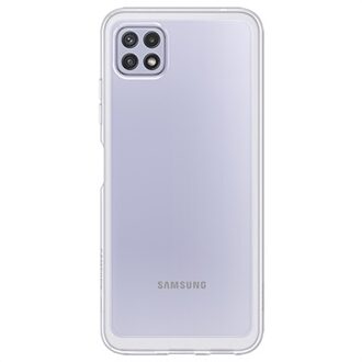 Soft Clear Cover Galaxy A22 Telefoonhoesje Transparant