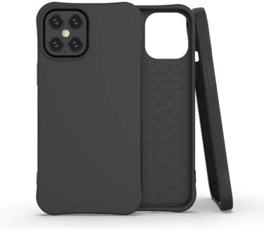 Soft Eco TPU Case - Duurzaam hoesje - iPhone 12 Mini zwart
