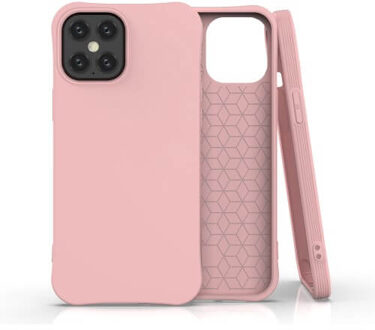 Soft Eco TPU Case - Duurzaam hoesje - iPhone 12 Pro Max roze