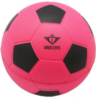 Soft foam voetbal Ø12,5cm fuchsia