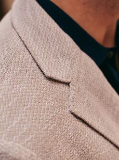 Soft Knitted Colbert Beige - 46,48,50,52,54,56