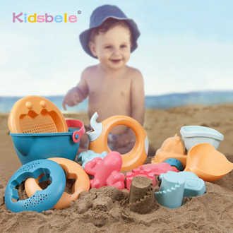 Soft Plastic Beach Toys Shovels Sandbox Buckets Set Summer Water Toys For Sand Kids Beach Toys Animals Molds High Quality 2019