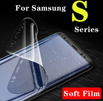 Soft Screen Protector On For Samsung Galaxy S8 Plus S9 S7 Edge S6 S 6 7 8 9 Protective Film Sumsun Light Tpu Hydroge Samsun Gala