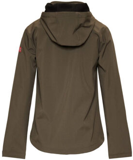 Soft shell jas dames - maat XXL Kaki