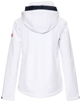 Soft shell jas dames Wit - M