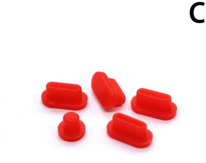 Soft Silicon Voor Macbook Air 13 M1 Chip A2337 Air 13 A2179 Stof Plug Usb-poorten Anti-Stof Plug 2 Pak/partij