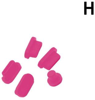 Soft Silicon Voor Macbook Air 13 M1 Chip A2337 Air 13 A2179 Stof Plug Usb-poorten Anti-Stof Plug 2 Pak/partij