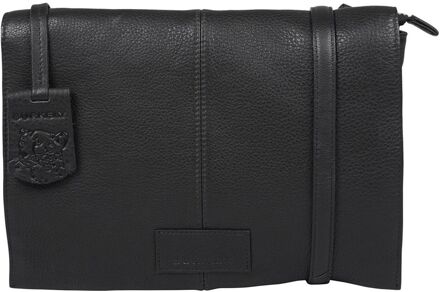 Soft Skylar Double Pocket Flap black damestas Zwart - H 23 x B 17 x D 7 cm