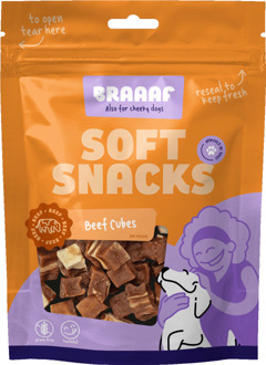 Soft snacks Blokjes - Hondensnack - Rund - Vis - 85 gram