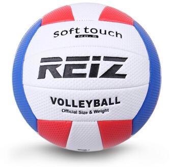 Soft Touch PU Leather 5 # Volleybal Bal Outdoor Indoor Training Concurrentie Standaard Volleybal Bal Voor Studenten wit