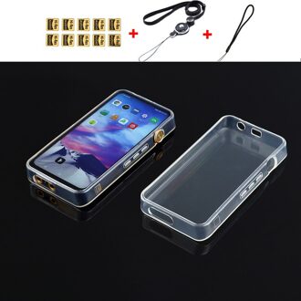 Soft Tpu Clear Beschermende Shell Skin Case Cover Voor Ibasso DX300 Muziekspeler doorzichtig