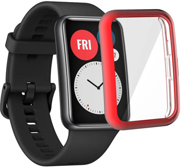 Soft TPU Flexible Cover for HUAWEI Watch Fit/Honor ES All-round Protector Case Thin Lightweight Durable Bumper Shell Accessories