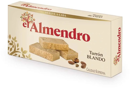 Soft turron the almond 250 gr supreme quality