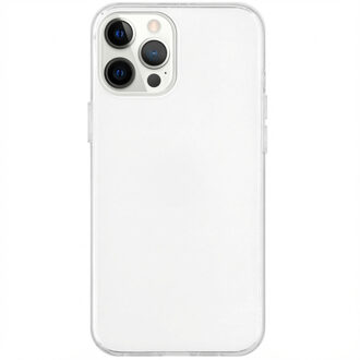 Softcase Backcover iPhone 12 Pro Max hoesje - Transparant
