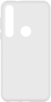 Softcase Backcover Motorola Moto G8 Plus hoesje - Transparant