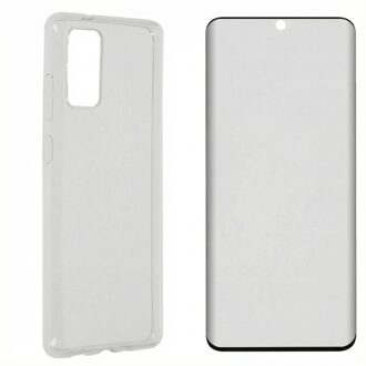 Softcase Backcover + Premium Screenprotector voor Samsung Galaxy S20 Plus
