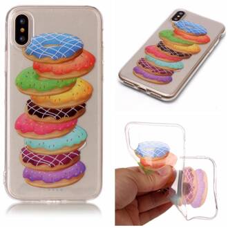 Softcase donuts hoes iPhone X / XS