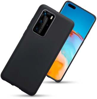 Softcase hoes - Huawei P40 Pro - Zwart