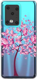 Softcase hoes - Samsung Galaxy S20 Ultra - Vlinderboom