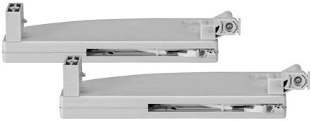 Softclosing Verona 2 Stuks - Metaal - Grijs