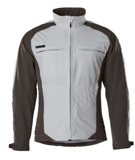 Softshell Stretchjack Dresden Wit/donkerantraciet 2xl