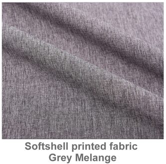 Softshell Waterafstotend Tpu Bonding Gedrukt Jas Stof Leaf Print Stof Sneeuw Jas Stof Trekking Jas Stof Diy 50cm / grijs