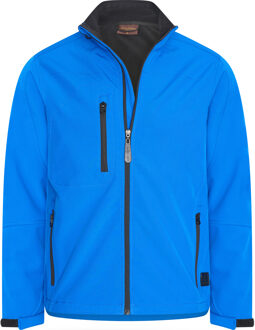 Softshell zip jacket royal Blauw - L