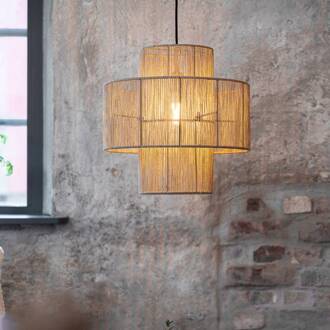 Soga hanglamp, stekker, naturel, jute, Ø 40 cm natuur