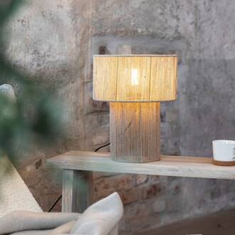 Soga tafellamp, naturel, jute, hoogte 40 cm natir