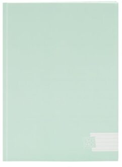 Soho pastel schrift harde kaft a4 gelinieerd, assorti