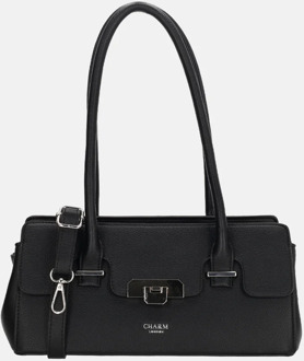 Soho schoudertas classic zwart