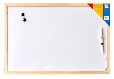 Soho Whiteboard 30 X 40 Cm Hout Wit 5-delig