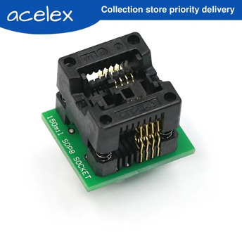 SOIC8 SOP8 to DIP8 EZ Programmer Adapter Socket Converter Module 150mil 200mil