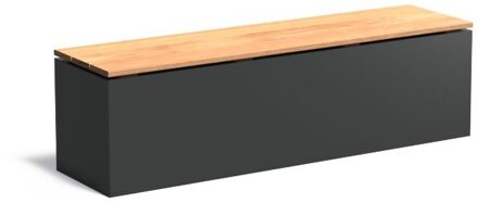 Sokkel aluminium 150x40x43 cm + zitting