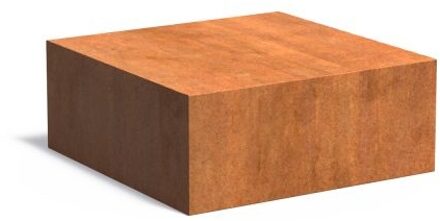 Sokkel cortenstaal 100x100x40 cm
