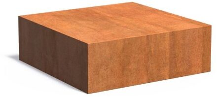 Sokkel cortenstaal 120x120x40 cm