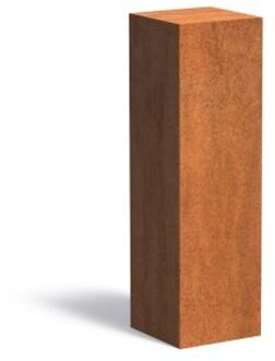Sokkel cortenstaal 30x30x100 cm