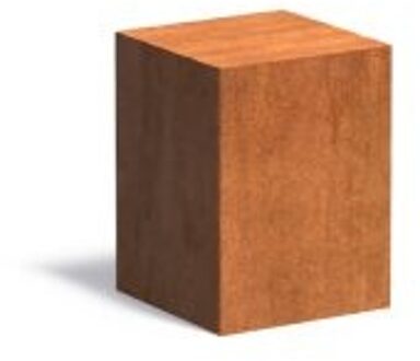 Sokkel cortenstaal 30x30x40 cm