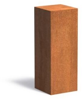 Sokkel cortenstaal 30x30x80 cm
