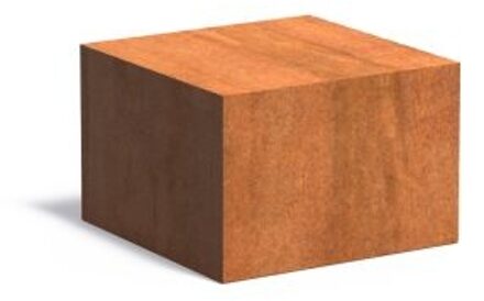 Sokkel cortenstaal 60x60x40 cm