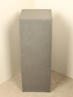 Sokkel fiber plate, 80*20*20 cm, moderne sokkel in natuursteen optiek