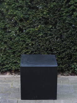 Sokkel light cement, zwart, 20x20x20 cm