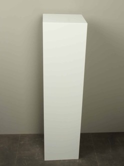 Sokkel wit MDF 25x25x90 cm.