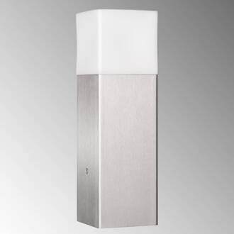 Sokkellamp Linus van roestvrij staal roestvrij staal mat, opaal