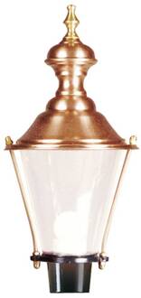 Sokkellamp M29, zwart zwart, koper, transparant