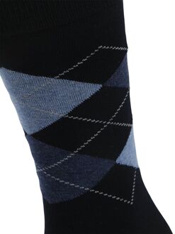 Sokken Argyle Navy Donkerblauw - 42-46