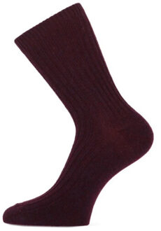 sokken cashmere aubergine geen unisex Bordeaux - 35-38